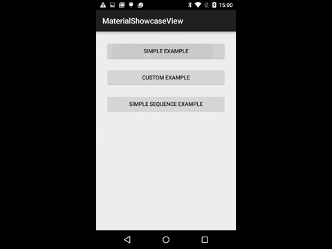 MaterialShowcaseView