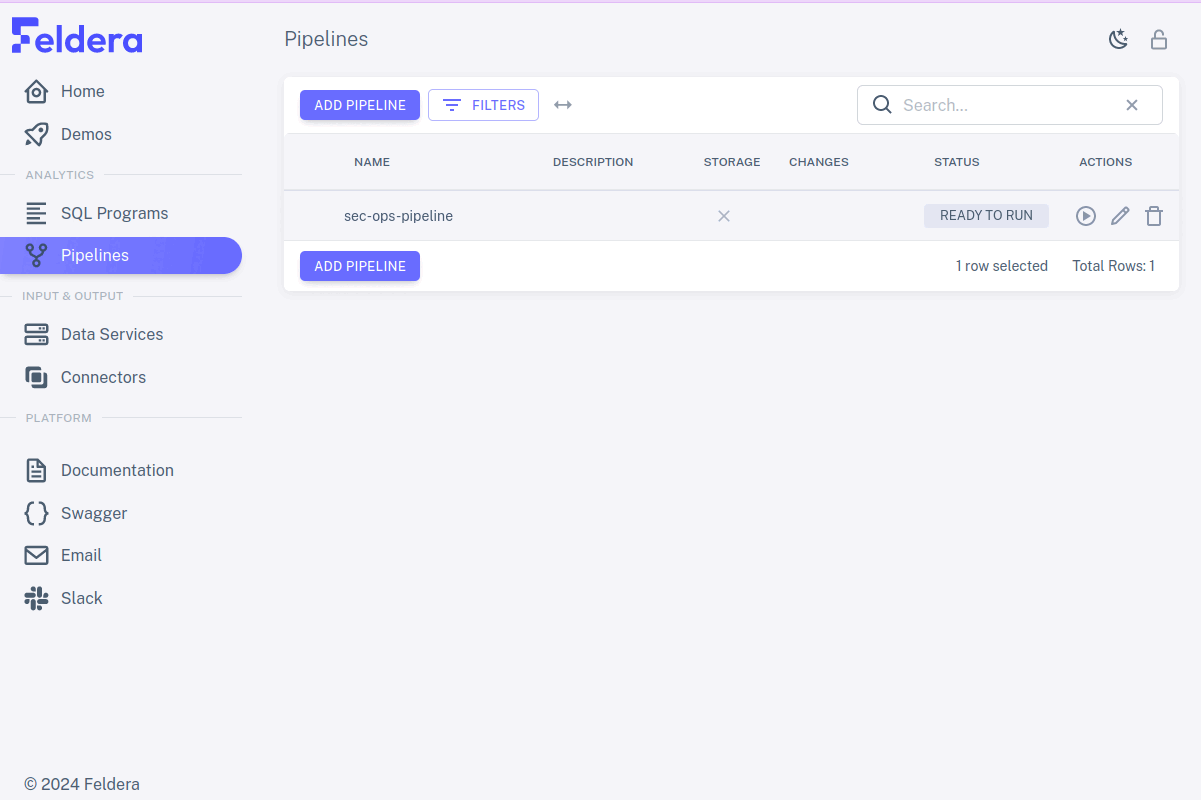 Connector demonstration