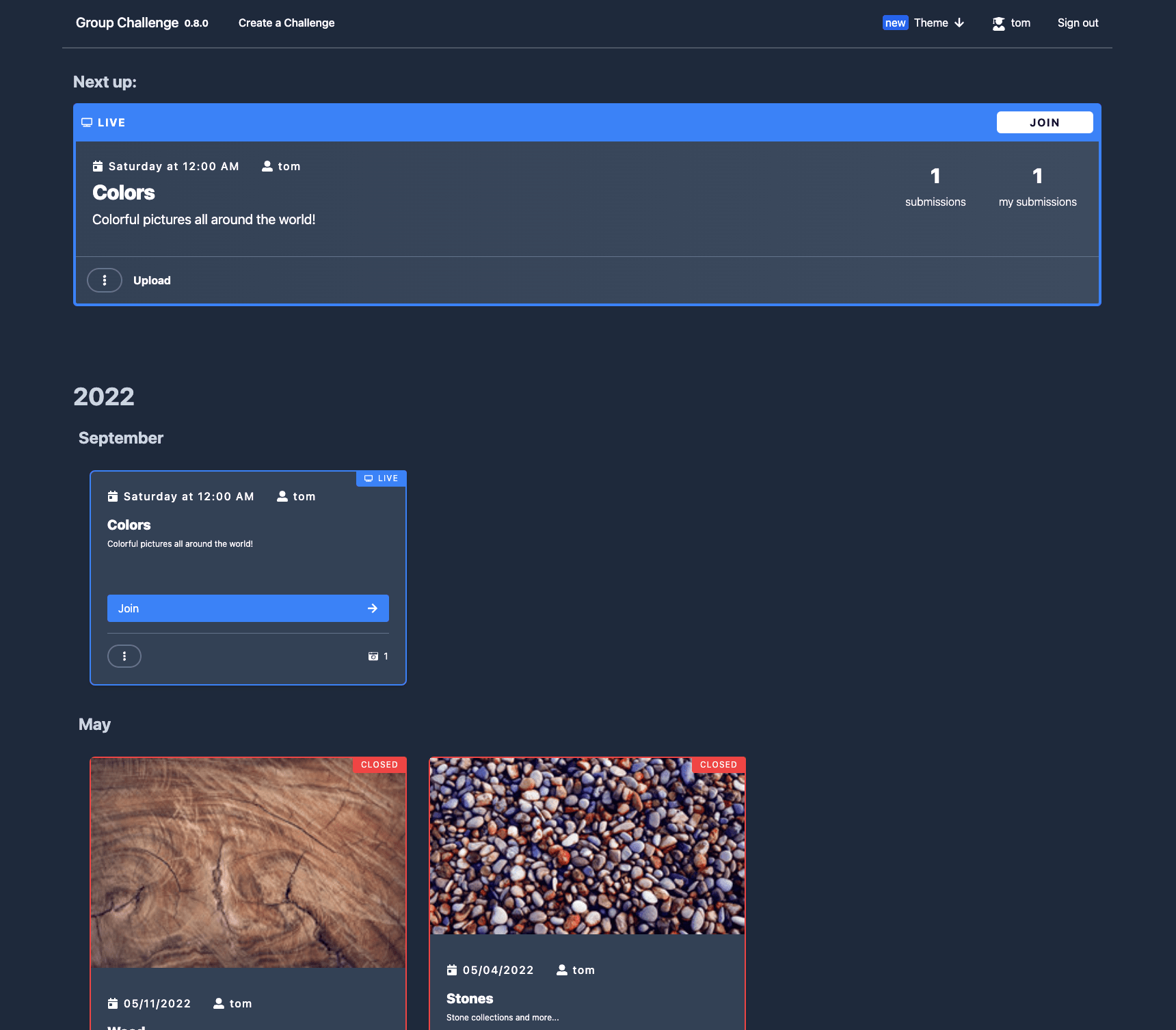 Start Screen