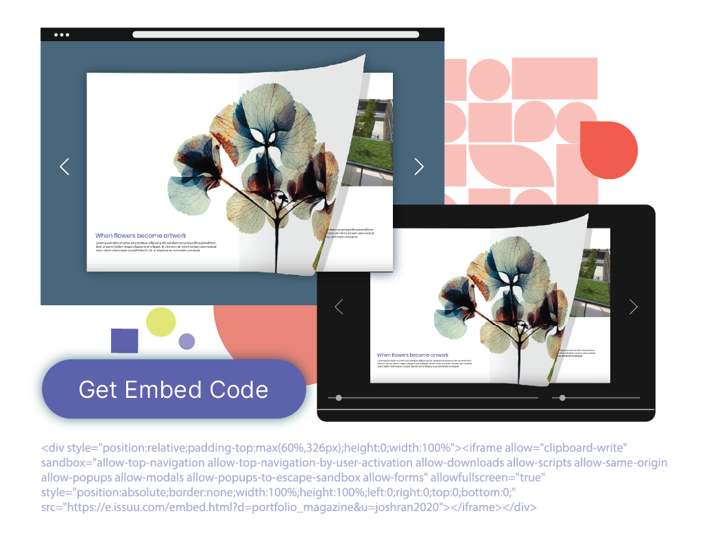 Embed content everywhere your audience lives.