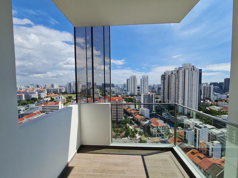 Uptown @ Farrer, 2 Perumal Road Singapore, 3 Bedrooms, 764 sqft, Condominium For Sale, by Calvin Cheong, 500036432 - Master Room Balcony - PropertyGuru.com.sg