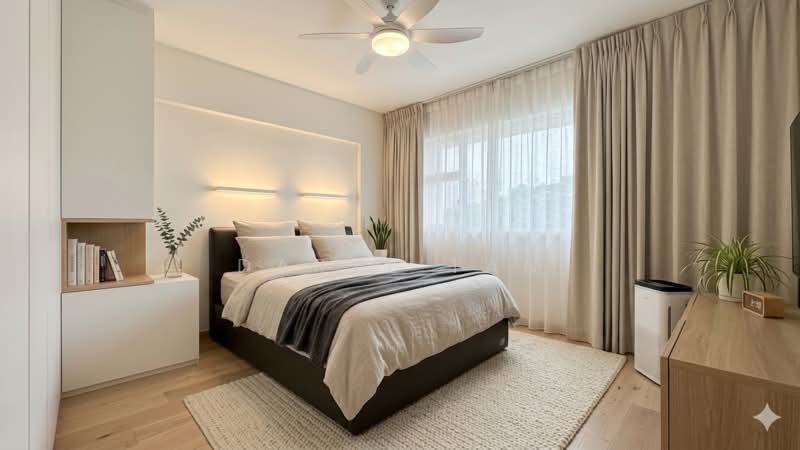 108 Jalan Rajah, 108 Jalan Rajah, 3 Bedrooms, 1,593 sqft, HDB Flat For Sale, by Daryl Tan, 500077102 - Enhanced Master Bedroom - PropertyGuru.com.sg