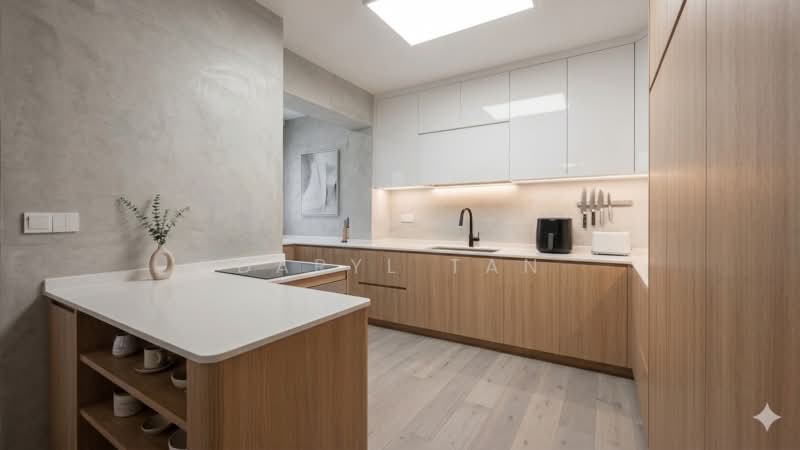 108 Jalan Rajah, 108 Jalan Rajah, 3 Bedrooms, 1,593 sqft, HDB Flat For Sale, by Daryl Tan, 500077102 - Enhanced Kitchen - PropertyGuru.com.sg