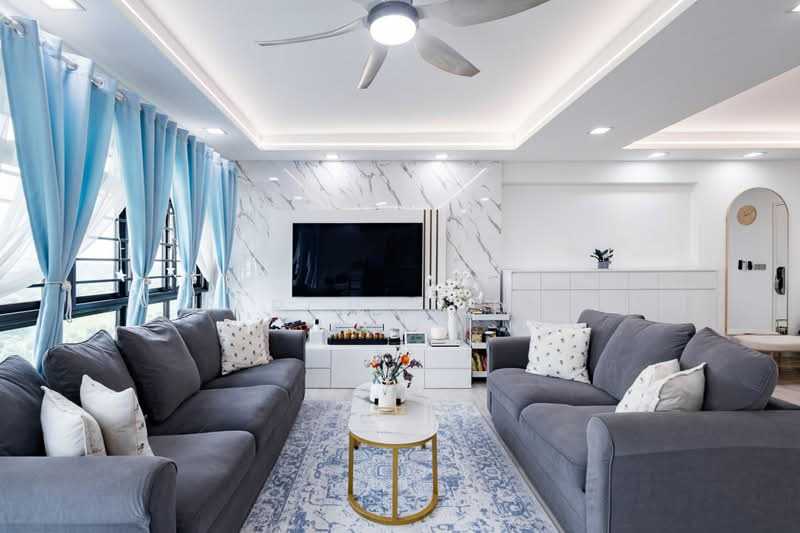 635A Senja Road, 635A Senja Road, 3 Bedrooms, 1,206 sqft, HDB Flat For Sale, by Marcus Chew, 500106805 - Living Room - PropertyGuru.com.sg