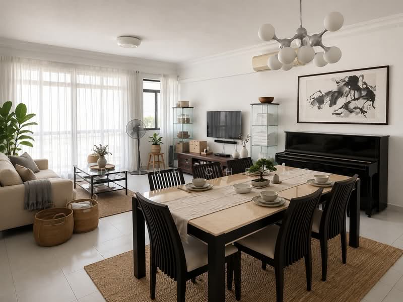 Fernwood Towers, 28 Fernwood Terrace, 3 Bedrooms, 1,195 sqft, Condominium For Sale, by Addine Cheong, 500119215 - Living Room - PropertyGuru.com.sg