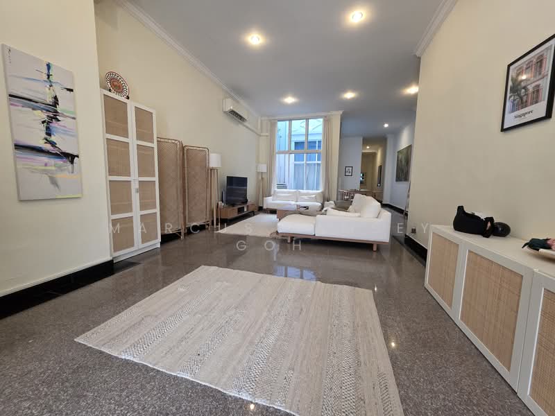 Blair road Conservation inter terrace landed for sale, Blair Road, 9 Bedrooms, 5,197 sqft, Terraced House For Sale, by Marcus Ramsey Goh, 500127056 - Living Room - PropertyGuru.com.sg