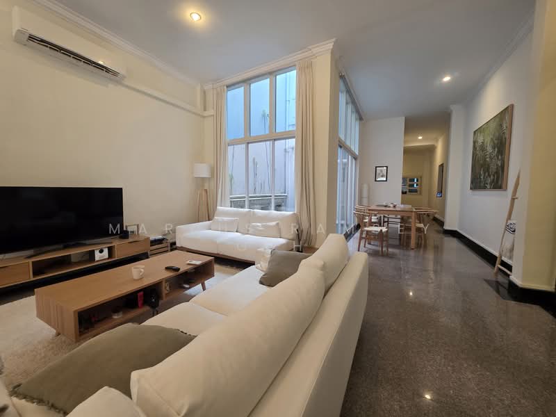 Blair road Conservation inter terrace landed for sale, Blair Road, 9 Bedrooms, 5,197 sqft, Terraced House For Sale, by Marcus Ramsey Goh, 500127056 - Living Room - PropertyGuru.com.sg
