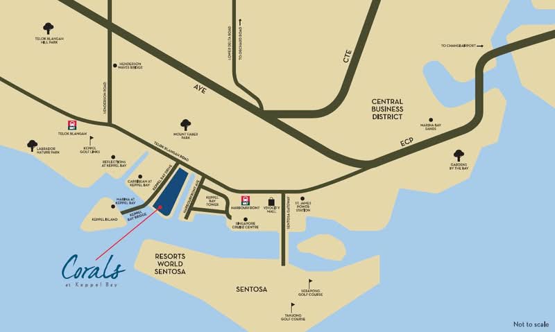 Corals at Keppel Bay, 1 Keppel Bay Drive, 4 Bedrooms, 3,056 sqft, Condominium For Sale, by Zheng Zong Jian, 500027187 - Location Map - PropertyGuru.com.sg