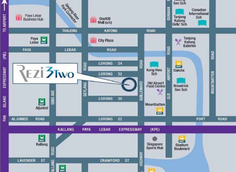 Rezi 3Two, 48 Lorong 32 Geylang, 2 Bedrooms, 452 sqft, Apartment For Rent, by Ron Teo, 20769935 - PropertyGuru.com.sg