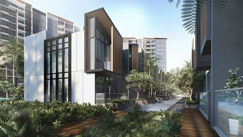 Affinity At Serangoon, 32 Serangoon North Avenue 1, 3 Bedrooms, 1,076 sqft, Condominium For Sale, by Ele Chan, 60182150 - Villas by the Sanctuary Pool - PropertyGuru.com.sg