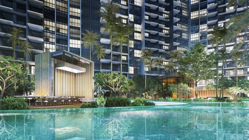 Affinity At Serangoon, 32 Serangoon North Avenue 1, 3 Bedrooms, 1,076 sqft, Condominium For Sale, by Ele Chan, 60182150 - Alfresco and BBQ Island - PropertyGuru.com.sg