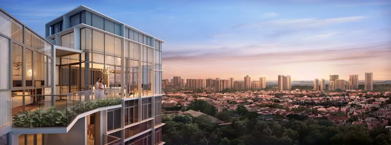 Waterbank at Dakota, 25 Dakota Crescent, 3 Bedrooms, 1,184 sqft, Condominium For Rent, by Eileen Tan, 19203798 - Artist's Impression of Penthouse - PropertyGuru.com.sg