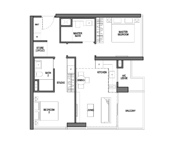 Seaside Residences, 10 Siglap Link, 2 Bedrooms, 829 sqft, Condominium For Rent, by Sharol Pek, 23391647 - PropertyGuru.com.sg