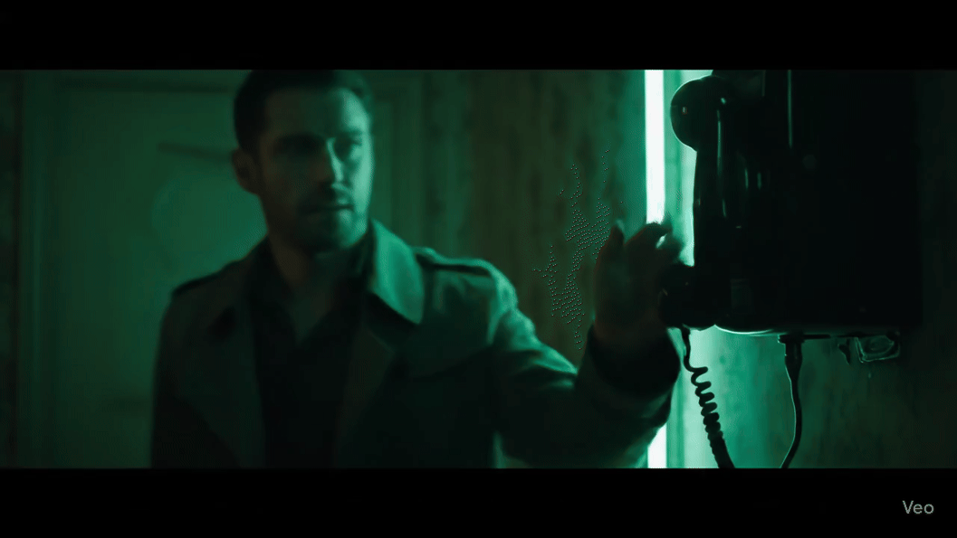 Man talking on the phone.