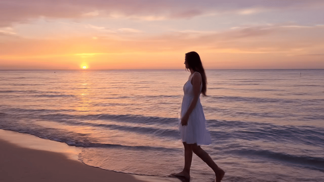 Sunset is absolutely beautiful.