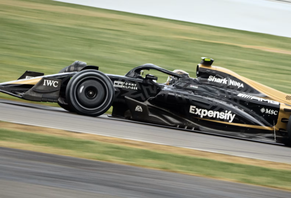 the F1 movie racecar