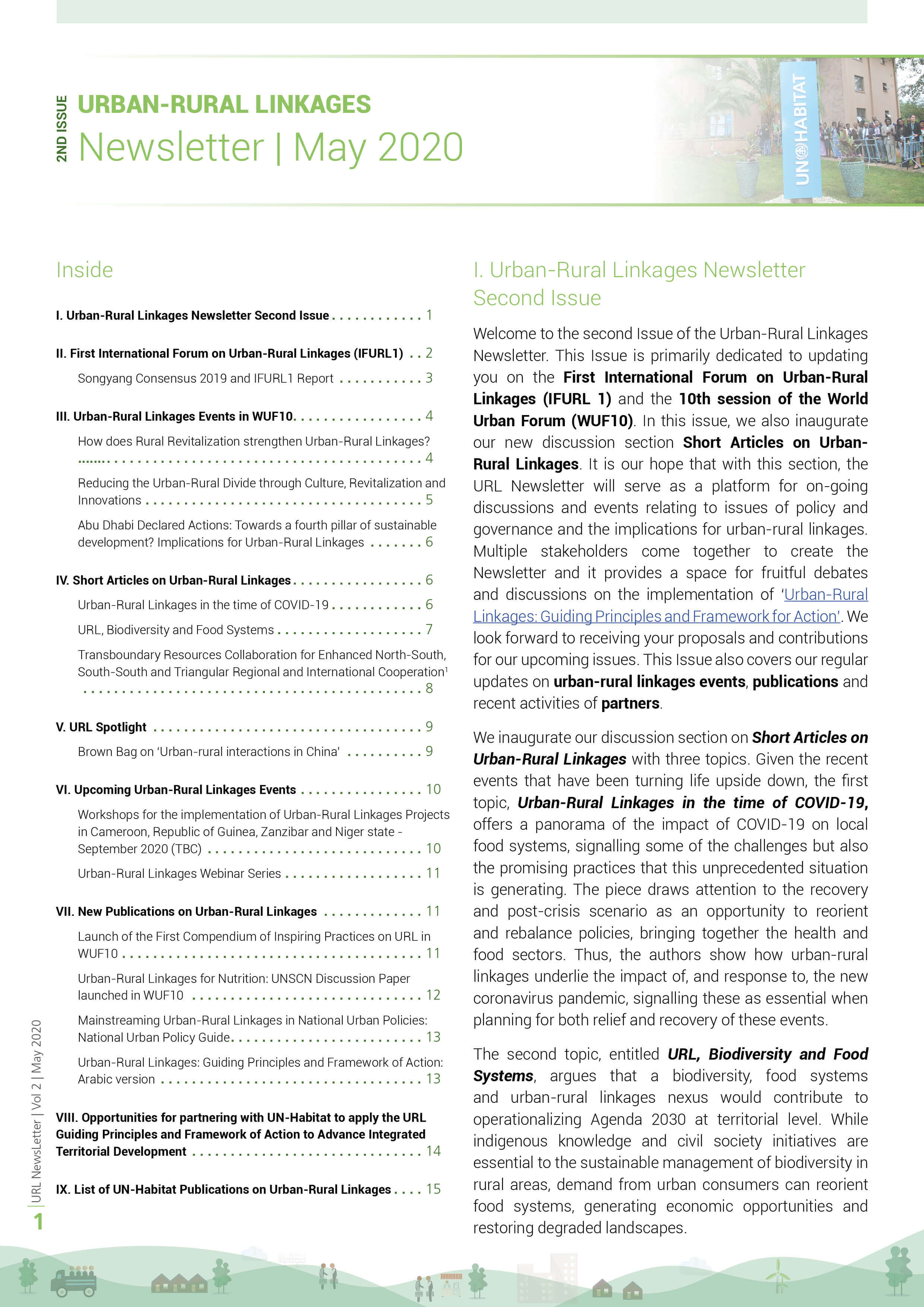 IFURL1 and WUF10 as global catalysts Edition 2 March 2020